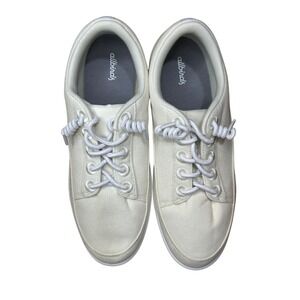 Allbirds Canvas Sneakers Low Top Everyday‎ Shoes Casual White Women's size 10 W